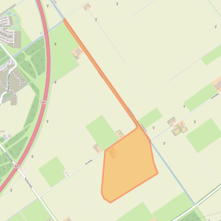 Kaart van postcodegebied 1349RB.