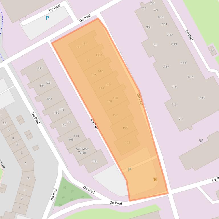 Kaart van postcodegebied 1351JK.