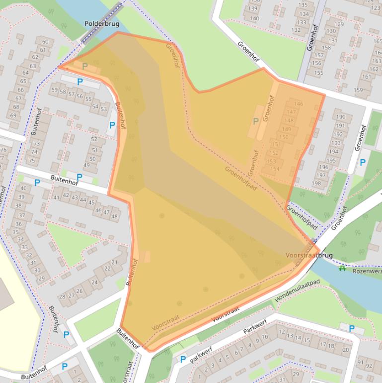 Kaart van postcodegebied 1352AN.