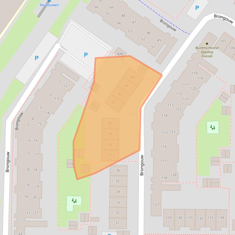 Kaart van postcodegebied 1352EC.