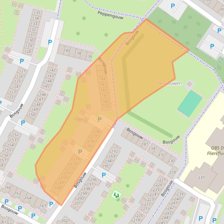 Kaart van postcodegebied 1352GR.