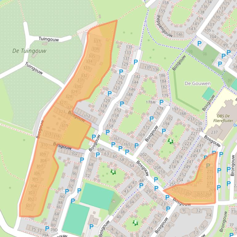 Kaart van postcodegebied 1352GX.