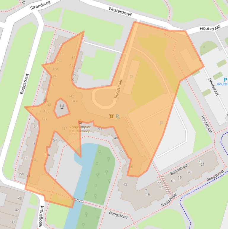 Kaart van postcodegebied 1353BM.