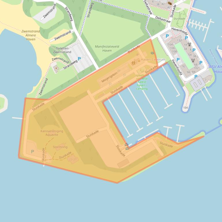 Kaart van postcodegebied 1353BT.