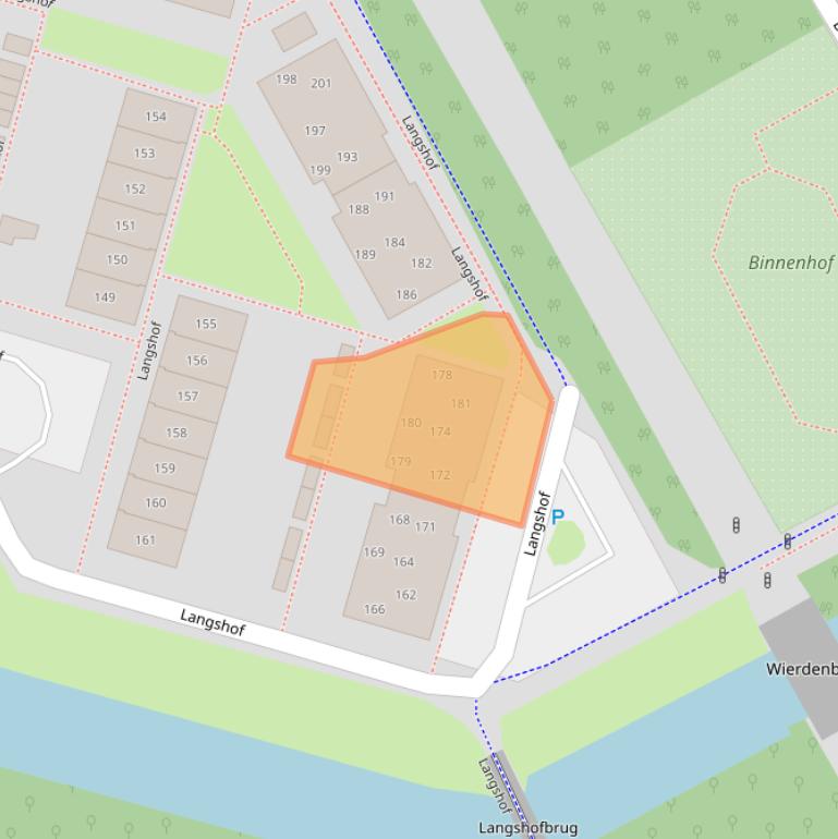 Kaart van postcodegebied 1353GT.