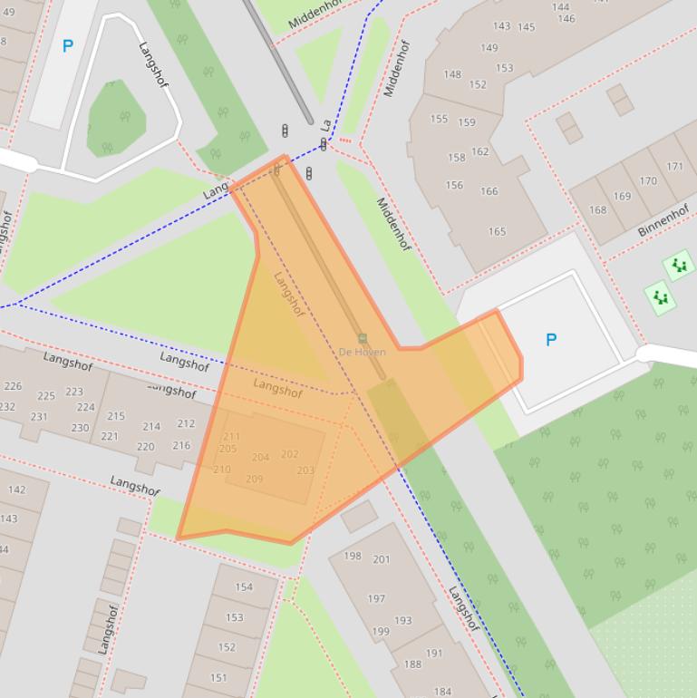 Kaart van postcodegebied 1353GX.