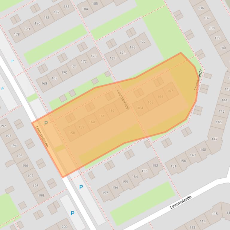 Kaart van postcodegebied 1353LS.