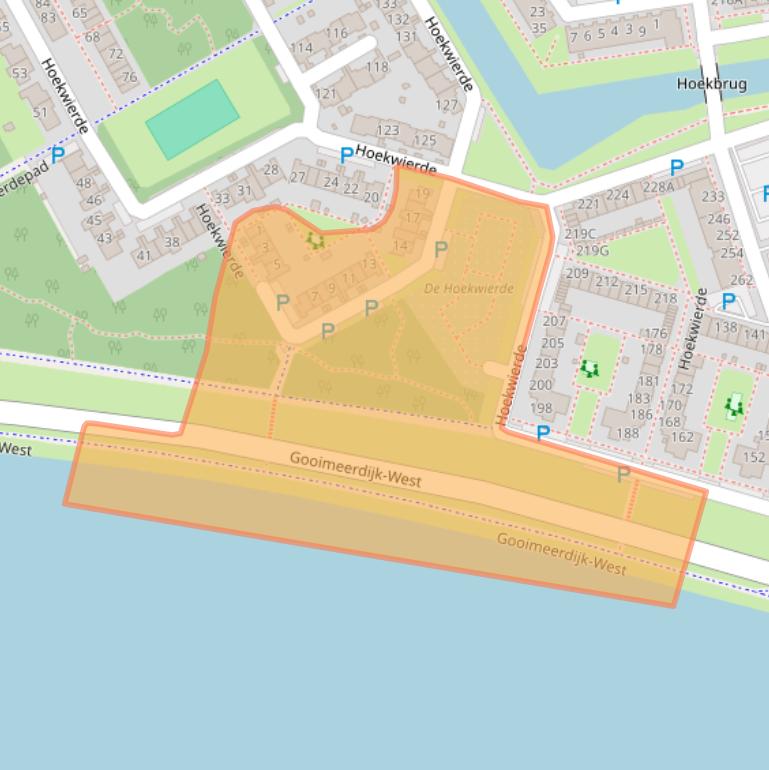 Kaart van postcodegebied 1353PA.