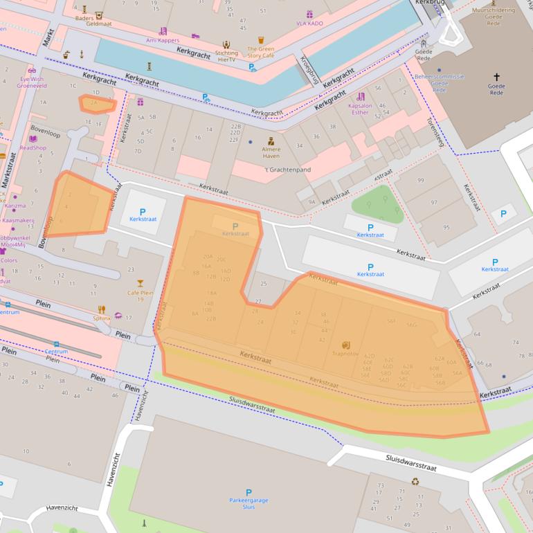 Kaart van postcodegebied 1354AB.