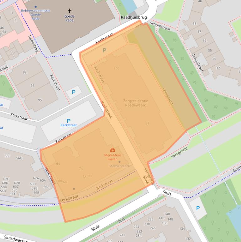 Kaart van postcodegebied 1354AC.