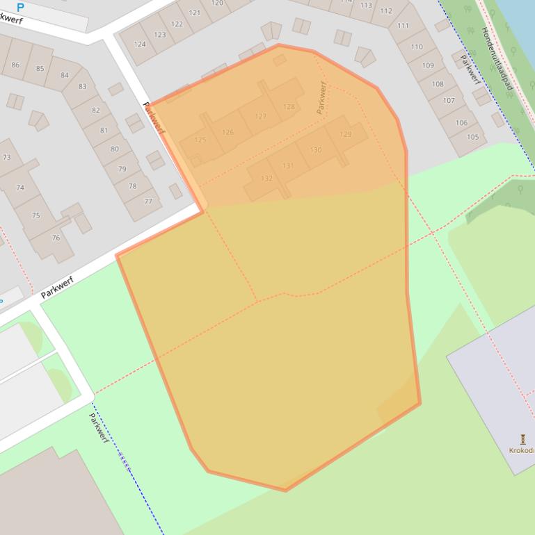 Kaart van postcodegebied 1354EA.
