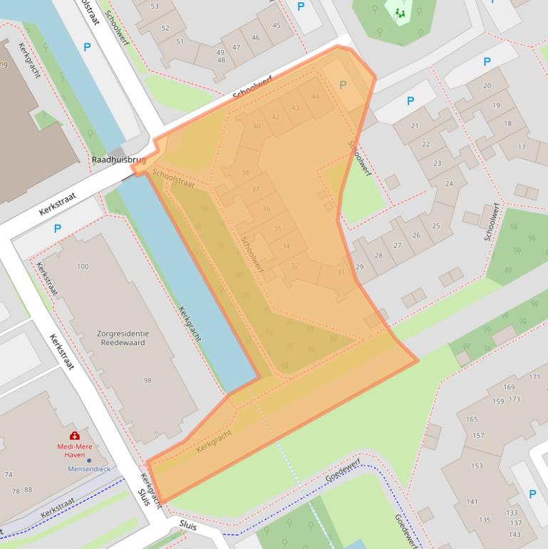 Kaart van postcodegebied 1354JD.