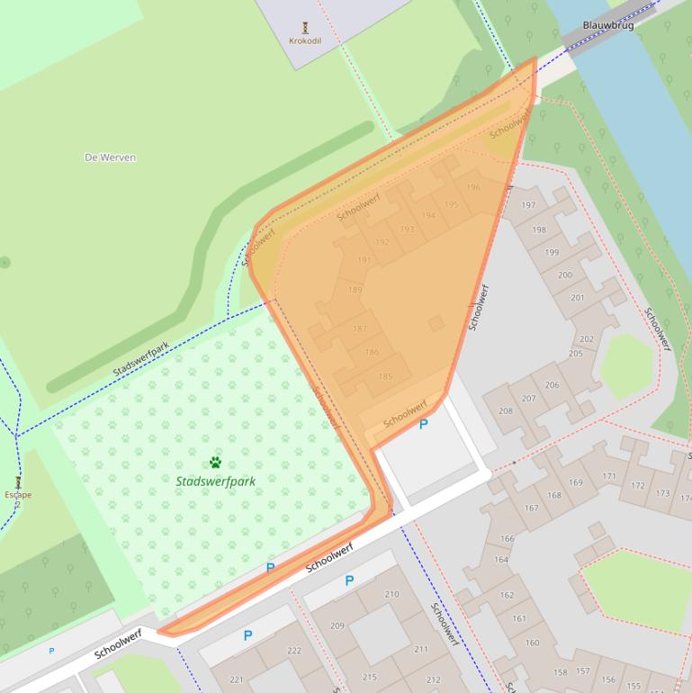 Kaart van postcodegebied 1354JS.
