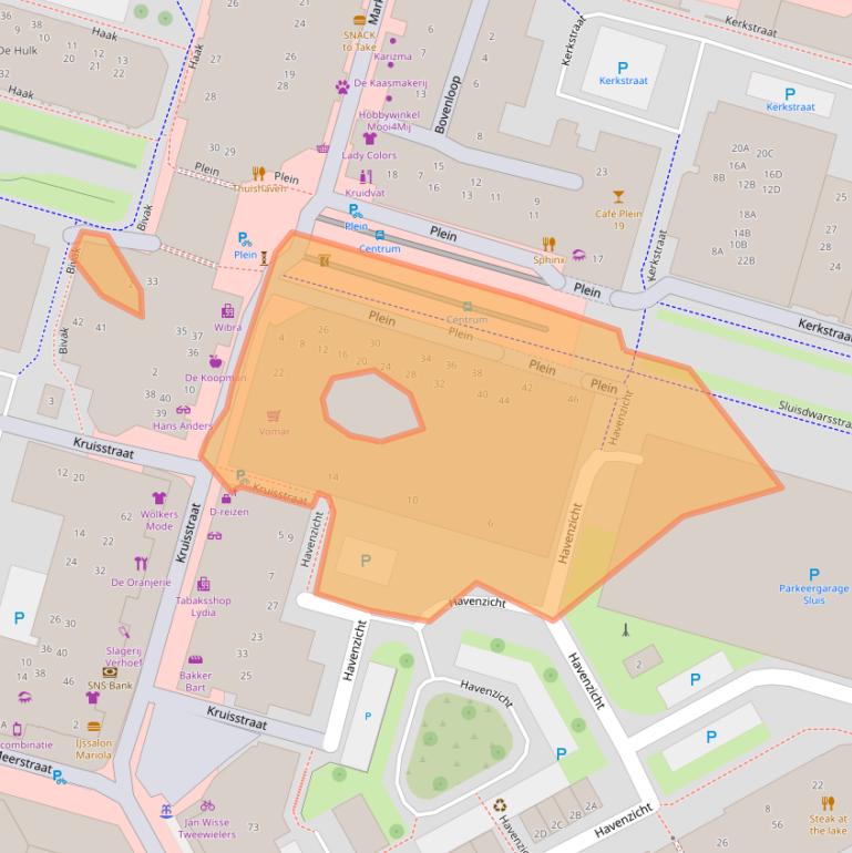 Kaart van postcodegebied 1354LJ.