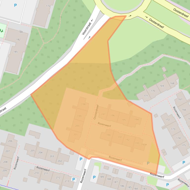 Kaart van postcodegebied 1355AT.