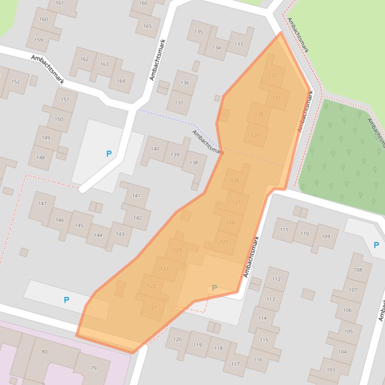 Kaart van postcodegebied 1355EL.