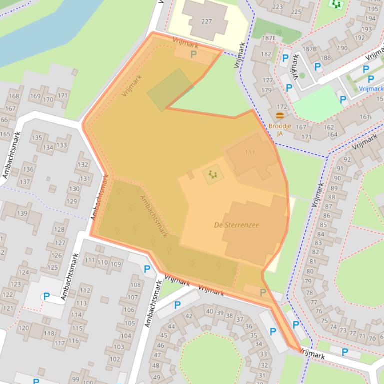 Kaart van postcodegebied 1355GK.