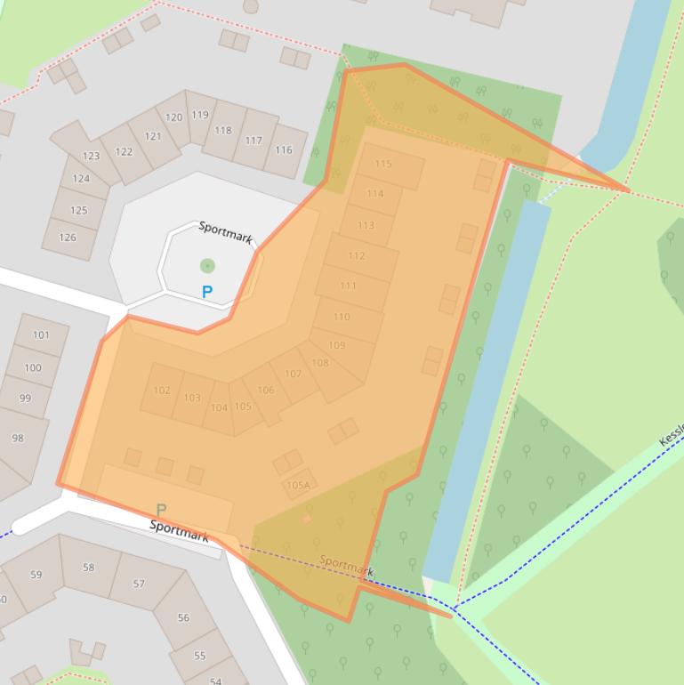 Kaart van postcodegebied 1355KH.