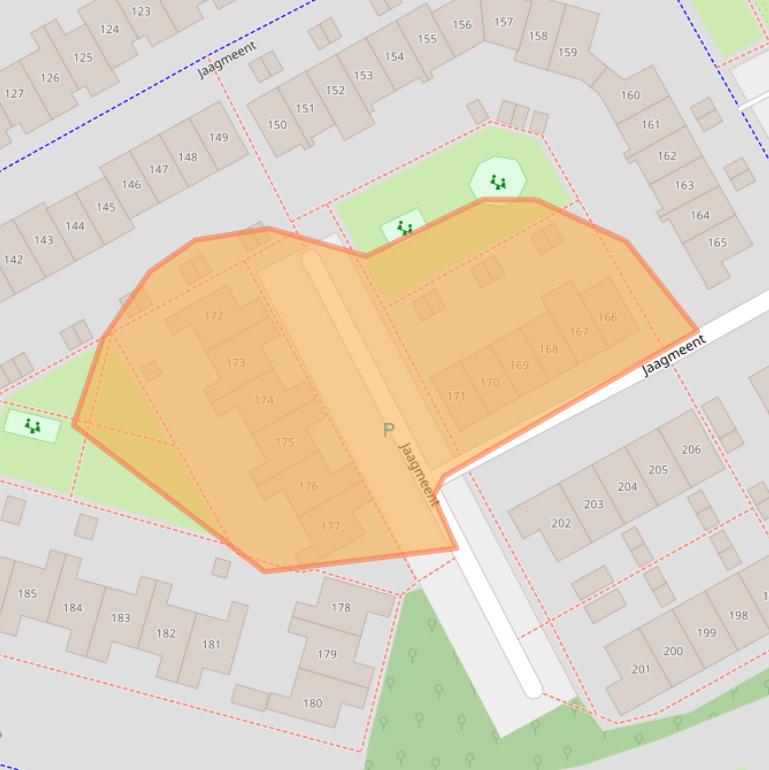 Kaart van postcodegebied 1356AR.