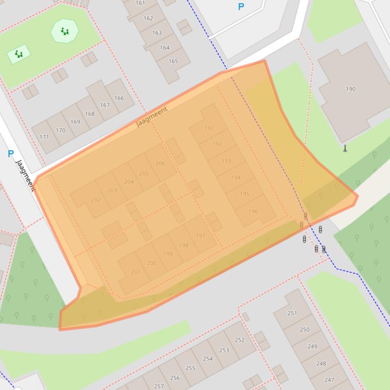 Kaart van postcodegebied 1356AV.