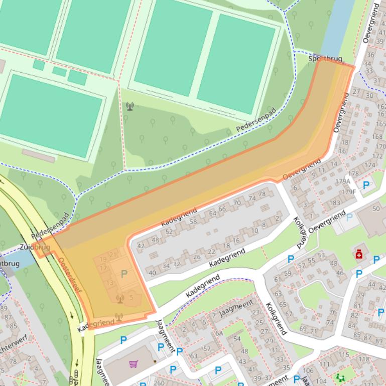 Kaart van postcodegebied 1356CA.