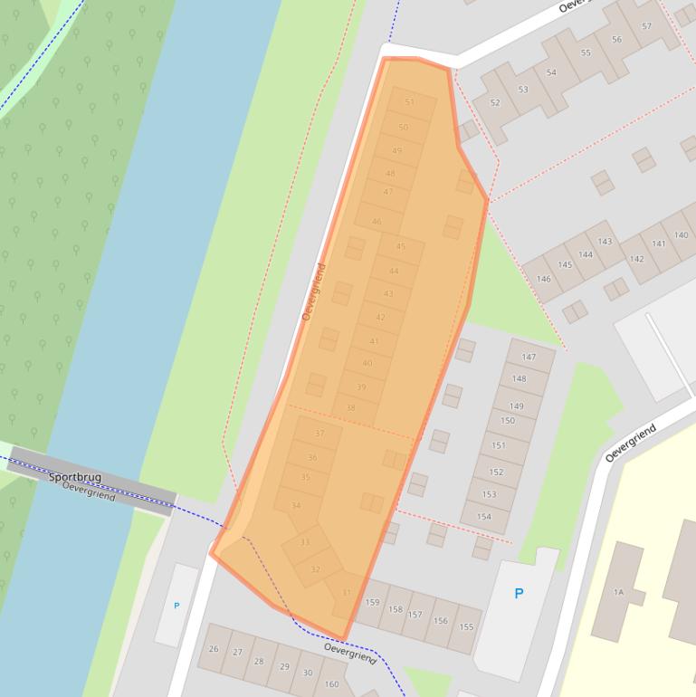 Kaart van postcodegebied 1356EC.