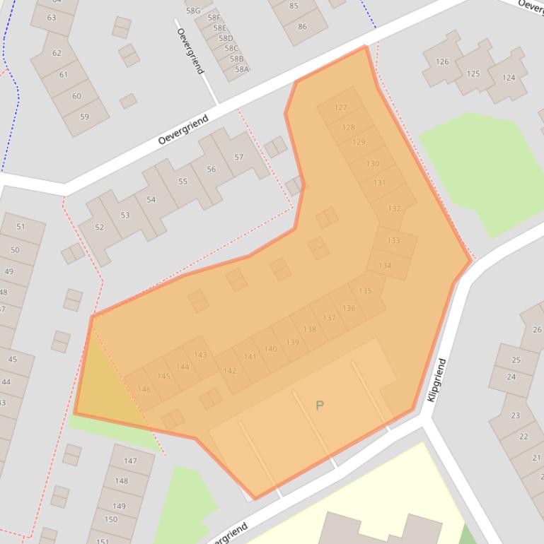 Kaart van postcodegebied 1356EK.