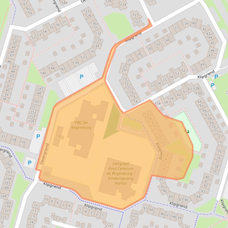 Kaart van postcodegebied 1356GA.