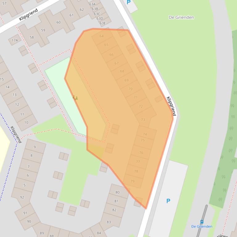 Kaart van postcodegebied 1356GE.