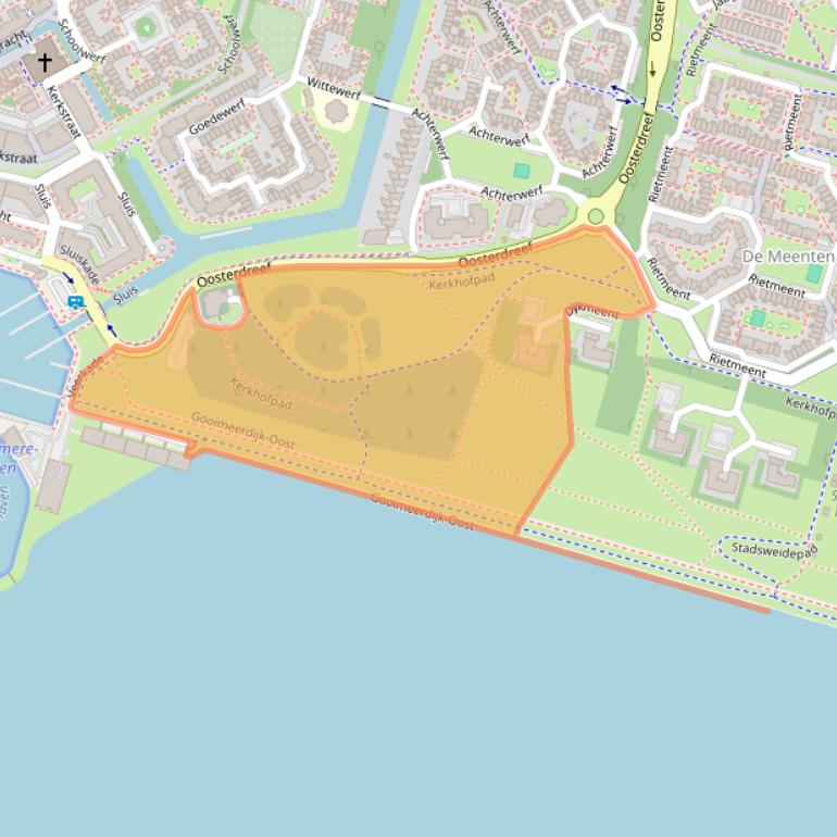 Kaart van postcodegebied 1357EA.