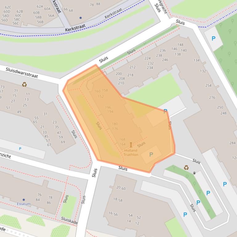 Kaart van postcodegebied 1357PD.