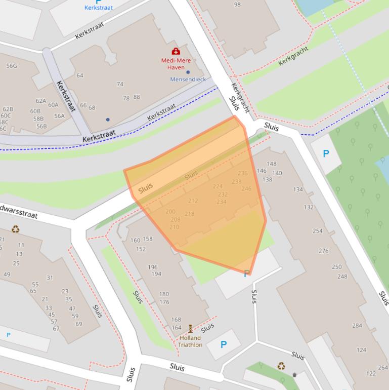 Kaart van postcodegebied 1357PE.