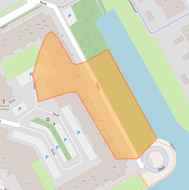 Kaart van postcodegebied 1357PG.