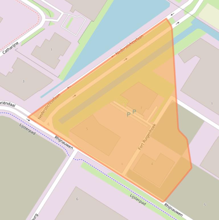 Kaart van postcodegebied 1358DA.