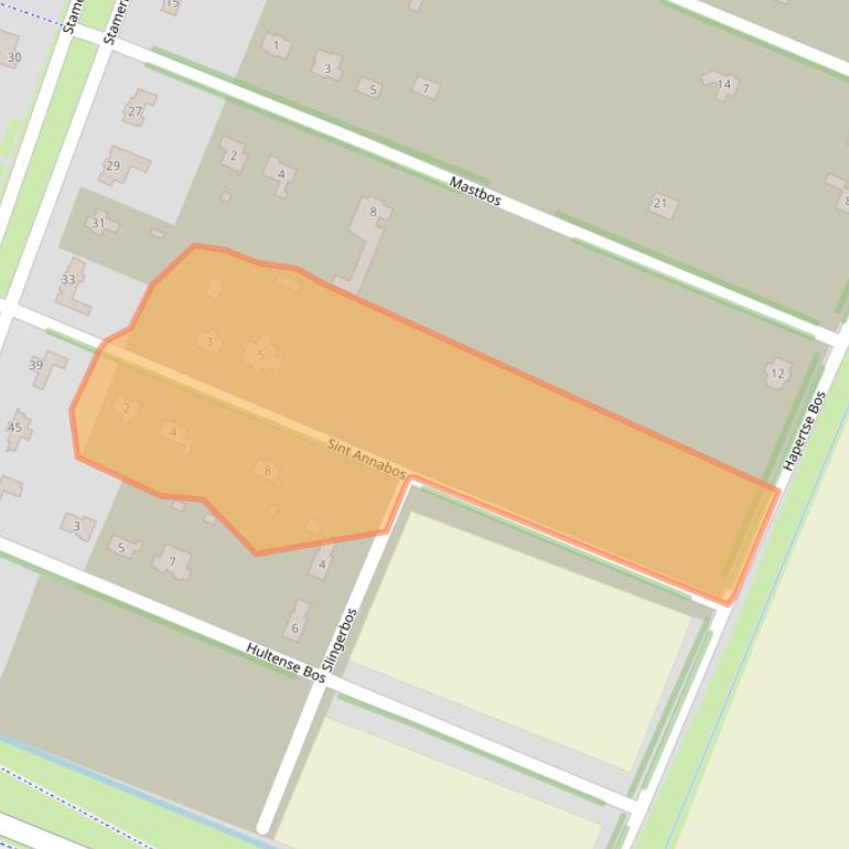 Kaart van postcodegebied 1358GE.