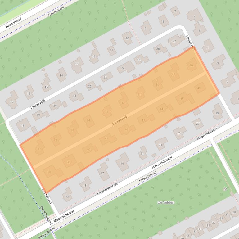 Kaart van postcodegebied 1359HN.