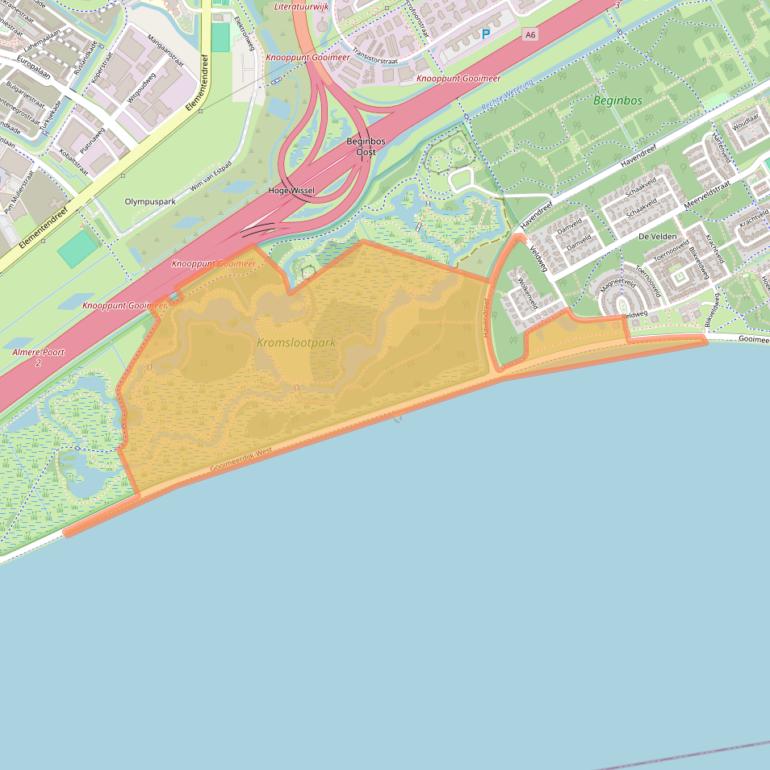 Kaart van postcodegebied 1359JH.