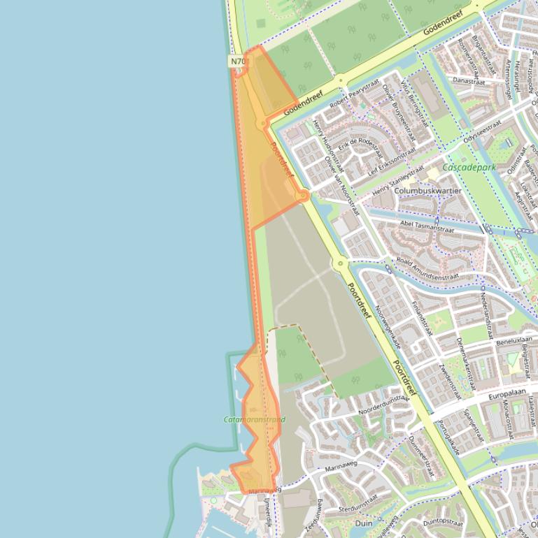 Kaart van postcodegebied 1361AH.