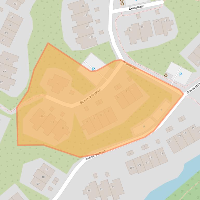 Kaart van postcodegebied 1361BB.