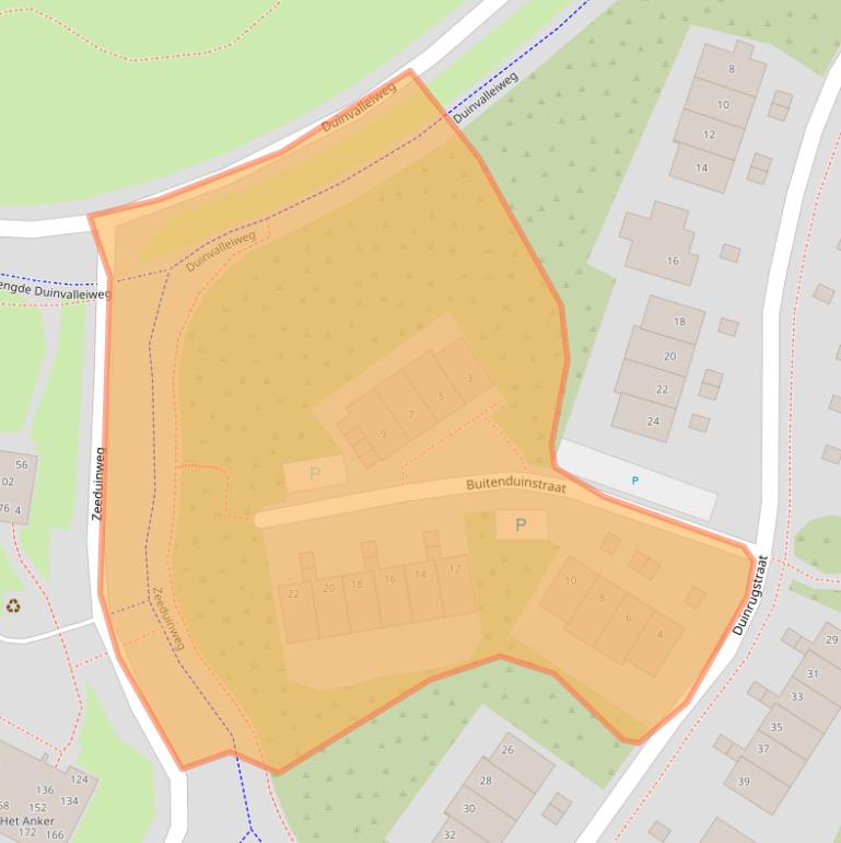 Kaart van postcodegebied 1361BE.
