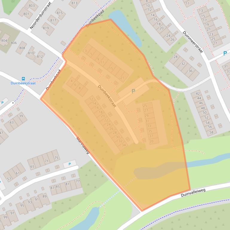 Kaart van postcodegebied 1361BN.