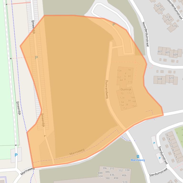 Kaart van postcodegebied 1361DG.