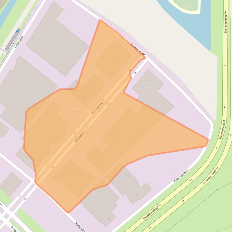 Kaart van postcodegebied 1362JD.