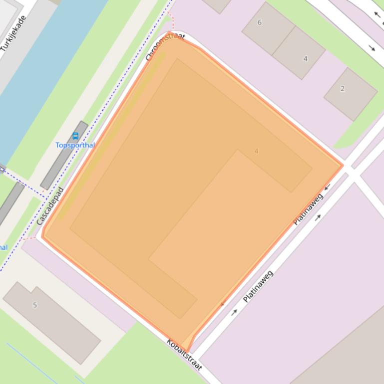 Kaart van postcodegebied 1362JL.