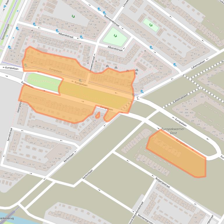 Kaart van postcodegebied 1362JV.