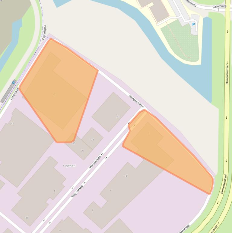 Kaart van postcodegebied 1362JW.