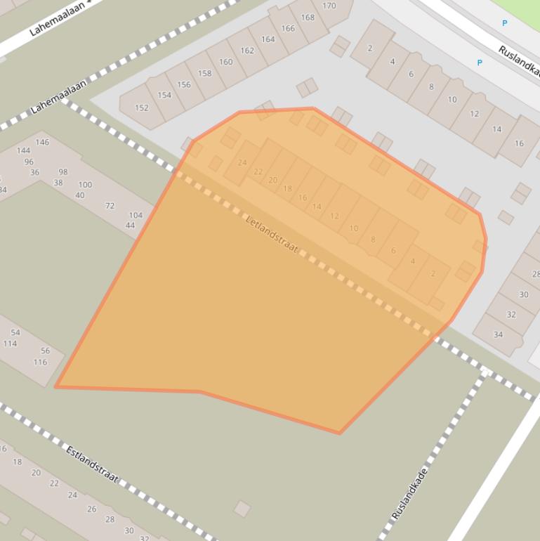 Kaart van postcodegebied 1362KM.