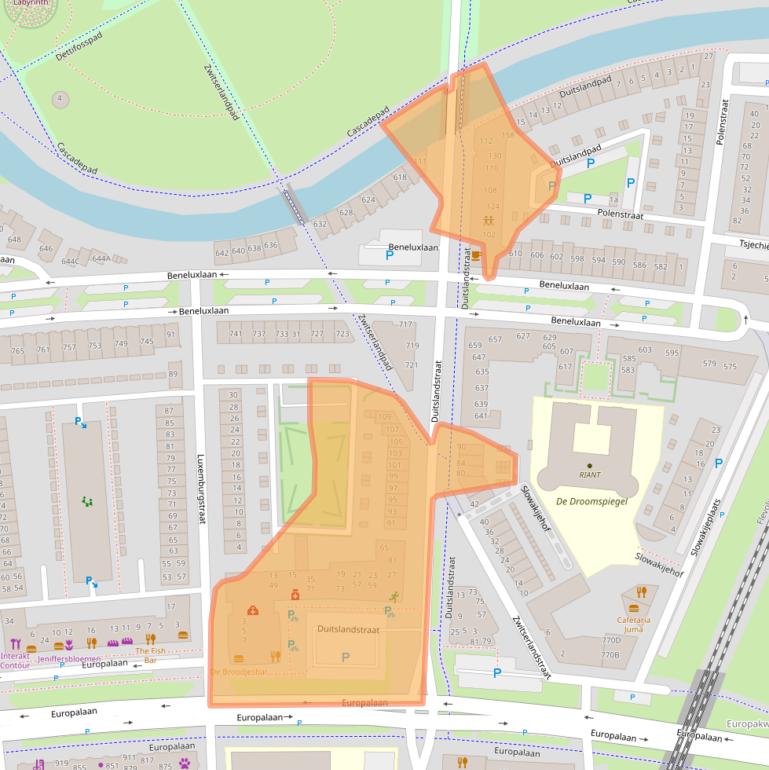 Kaart van postcodegebied 1363BG.