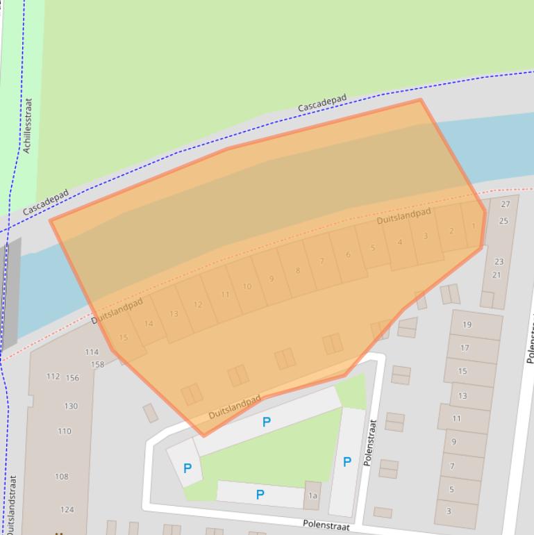 Kaart van postcodegebied 1363BH.