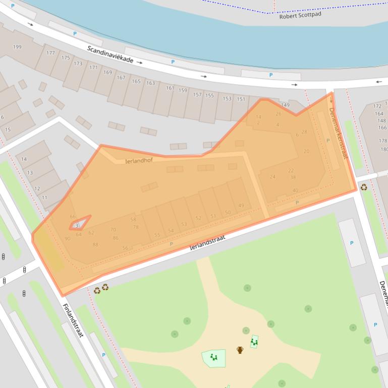 Kaart van postcodegebied 1363DK.